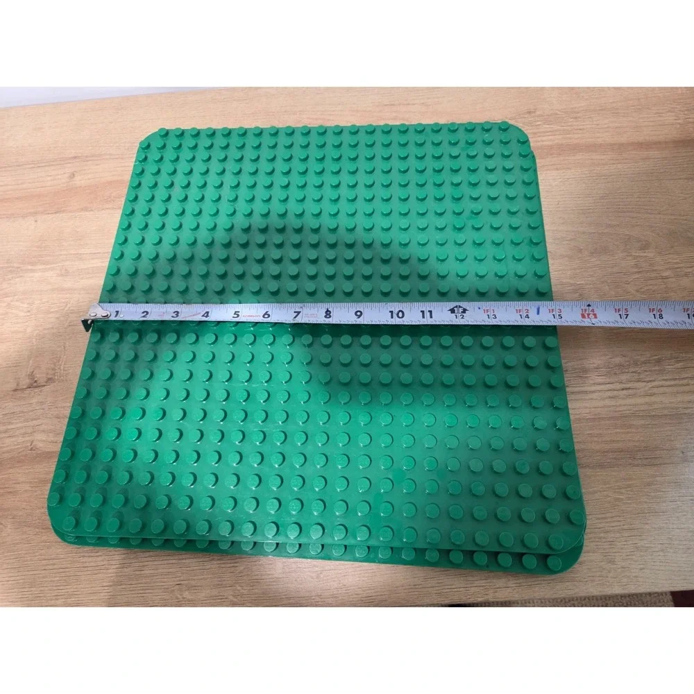 Lego Duplo Baseplate Lot Set of 3 Thin Green 24x24